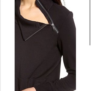 HELMUT Helmut Lang Villous Zip Collar Pullover
